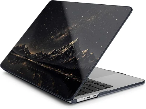 Vista 5 de Batianda Funda para MacBook Air de 15" 2026 M5 M4 M3 M2 Chip, Starry Mountain Montaña estrellada