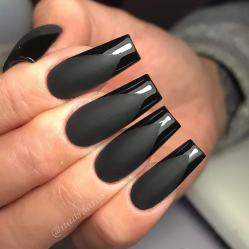 Vista 2 de AIMEILI Soak Off U V LED Esmalte de uñas de gel negro, sin hema, libre de crueldad, arte de uñas vegano, Blackpool (007) 0.3 fl oz