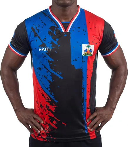 Vista 6 de fox & fury World Heritage National Flag Soccer Jersey - 2026 Team Cup Mexico USA Germany Haiti Shirt - Men Women Unisex