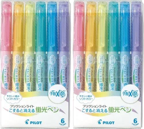 Vista 6 de Pilot SFL-60SL-6C Resaltador Frixion Light, juego de 6