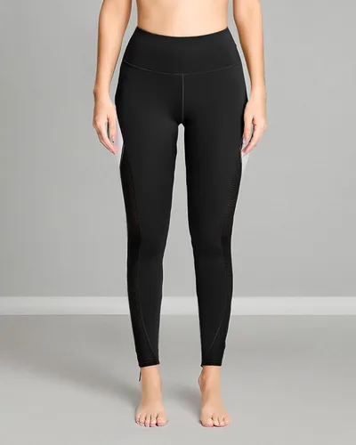 Vista 7 de Malla Queenieke 8030 de yoga, para correr, leggings con color combinado, para mujer