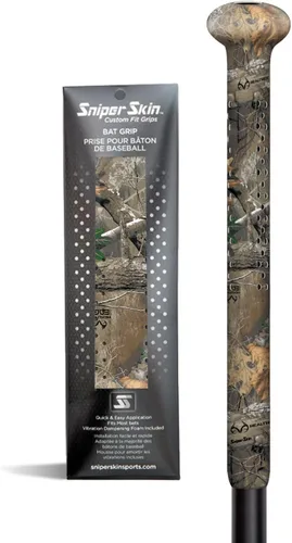 Vista 9 de SNIPER SKIN Baseball & Softball Bat Grip - Replacement Bat Grip Wrap - Easy Install, Strong, Waterproof, Tacked for Performance