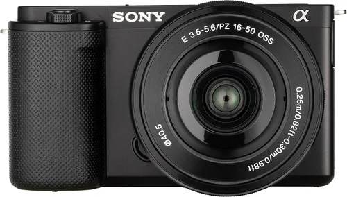 Vista 3 de Sony Cámara sin espejo ZV-E10 con lente de 0.630-1.969 in (negro) (ILCZV-E10L/B) + lente Sony FE PZ de 1.102-5.315 in (SELP28135G) + tarjeta de 64