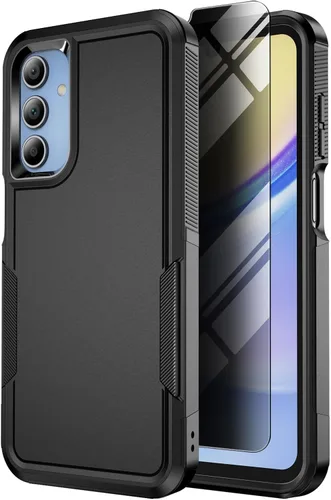 Vista 10 de jaroco Funda para iPhone 13, con [protector de pantalla de privacidad] [soporte magnético con patilla] [compatible con MagSafe], funda de teléfono