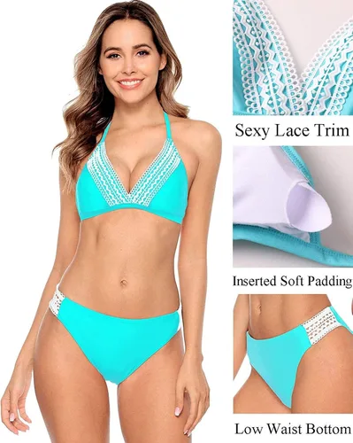 Vista 5 de Beautyin - Traje de baño de dos piezas, bikini para mujer