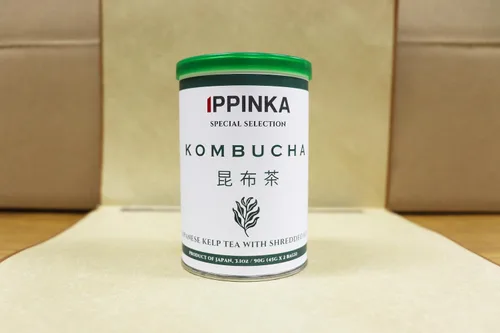 Vista 2 de Kombucha, Té de algas japonesas con algas ralladas, Konbu cha, Producto de Japón 3.35 oz (1.59 oz x 2)