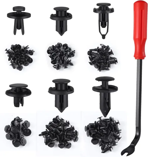 Vista 7 de LivTee Kit de Herramientas para Remover Molduras de Auto, Juego de Herramientas de Palanca Removedoras de Sujetadores de Clips, 100 Piezas de Clips