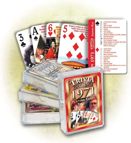 Vista 2 de Flickback 1971 Trivia Juego de cartas