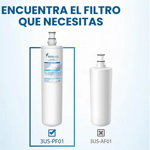 Vista 6 de Recambio FilterLogic MSWF para GE MSWF 101820A refrigerador de agua (Pack de 2)