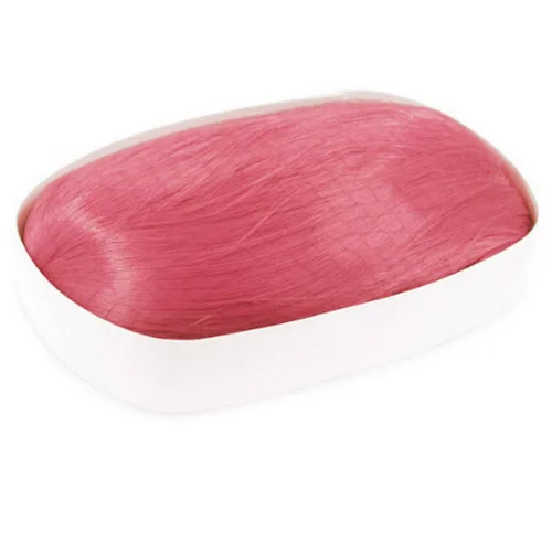 Vista 2 de Peluca de cosplay para mujeres con gorra peluca de 28in largo y ondulado resistente al calor de AKStor Rosado