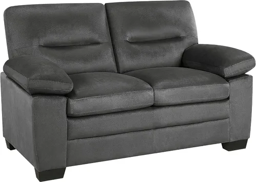 Vista 3 de Lexicon Sofá de 63 pulgadas, cómodo y moderno sofá con brazos en la parte superior de la almohada, sofá para sala de estar, apartamento, sólido