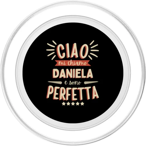 Vista 2 de Daniela Idea Regalo Personalizzata Amica Nome Divertente PopSockets MagSafe PopGrip for iPhone