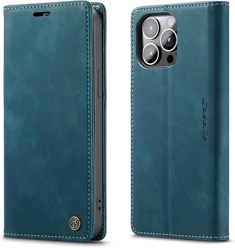 Vista 105 de QLTYPRI Para iPhone Air Case Wallet Con Tarjetero, Vintage PU Cuero Kickstand Cierre Magnético A Prueba De Golpes Folio Libro Funda Para IPhone 17