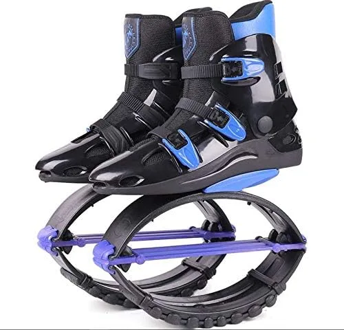 Vista 4 de Kangaroo Jump Shoes Zapatos de rebote Botas de ejercicio y fitness Saltos de entrenamiento Mujeres y hombres Adultos 120 libras - 300 libras