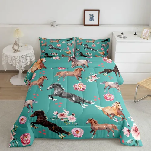 Vista 23 de Erosebridal - Juego de edredón individual para niños con diseño de béisbol y sóftbol, juego de cama deportivo acolchado para niños, edredón