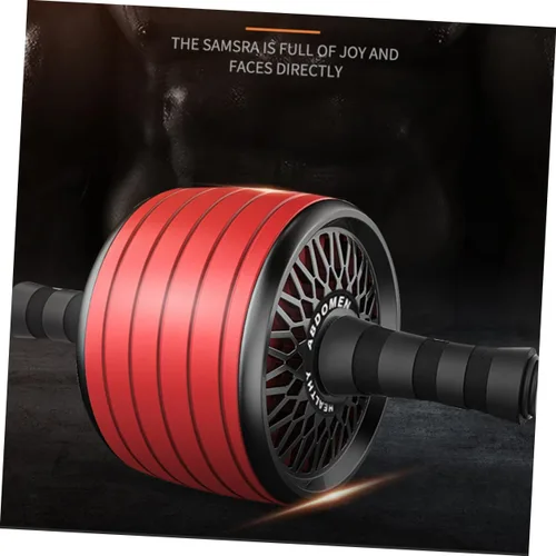 Vista 7 de Zerodeko Silent Ab Roller - Dispositivo de fitness para gimnasio en casa, asas antideslizantes, entrenador de núcleo ligero para hombres y mujeres