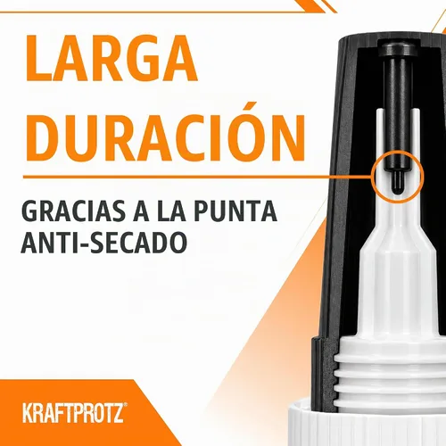Vista 5 de Super Glue Gel multiusos 1.76 oz - Reparación adhesiva instantánea
