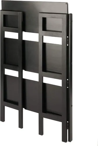 Vista 8 de Winsome Torino - Estantería plegable de 3 piezas con cestas de tela, color negro (20306)
