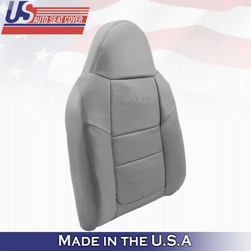 Vista 4 de 2001 para Ford F250 F350 Lariat Driver Top & Bottom Perforado Cuero Cubre Gris