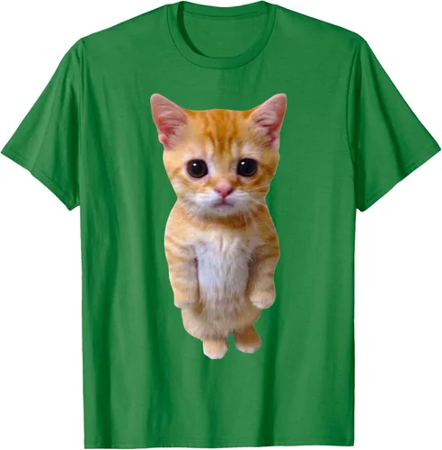 Vista 3 de El Gato Meme Sad Crying Cat Munchkin Kitty Meme Camiseta de moda Small Negro