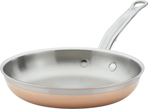 Vista 15 de Hestan - Colección CopperBond - Cacerola de cobre 100% puro, compatible con cocina de inducción, 1.5 cuartos