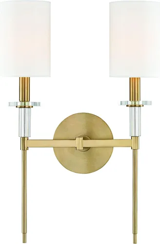 Vista 6 de Hudson Valley Lighting 8511-PN Amherst - Aplique de pared con 1 luz, color acabado: níquel pulido