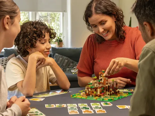 Vista 6 de Dotted Games Monkey Palace: Un Juego de Mesa de Lego - ¡Construye Tu Camino a la Victoria Ladrillo por Ladrillo! Divertido Juego Familiar