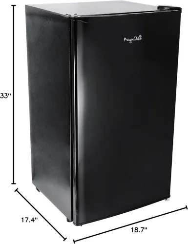 Vista 9 de Megachef Refrigerador de 3.2 pies cúbicos (negro)