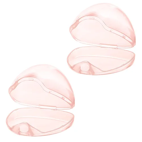 Vista 14 de Accmor Funda para chupete, estuche para chupete, contenedor para chupete para viajes, sin BPA, transparente, paquete de 2