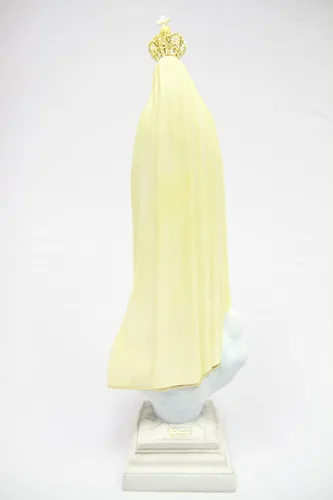 Vista 7 de Vittoria Collection Figura de escultura de estatua de Nuestra Señora de Fátima, Virgen María y Virgen de Fátima, de 16.25 pulgadas, hecha en Italia