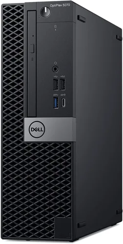 Vista 3 de Dell Computadora de escritorio pequeña 5070 (SFF) Hexa Core Intel i5 (3.20 GHz) RAM DDR4 de 16 GB Estado sólido SSD de 500 GB + disco duro