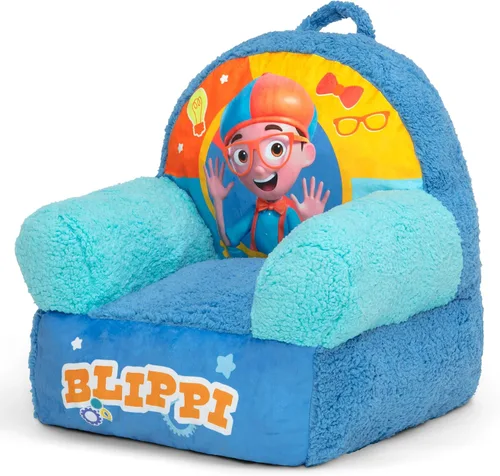 Vista 10 de Delta Children - Silla Blippi Cozee Buddy para niños, color azul