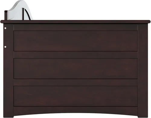 Vista 8 de AFI, Sofá cama de madera Acadia, individual, espresso