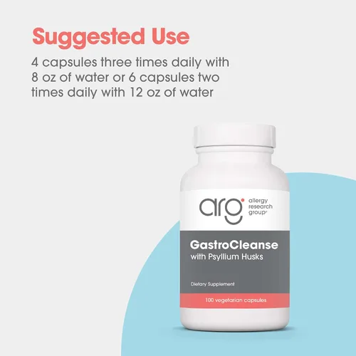 Vista 3 de Allergy Research Group Suplemento Gastro Cleanse - Desintoxicación de limpieza intestinal, alivio del estreñimiento para hombres y mujeres, limpieza