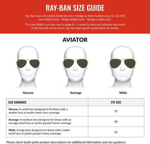 Vista 3 de Ray-Ban RB3025 Classic Polarized Sunglasses