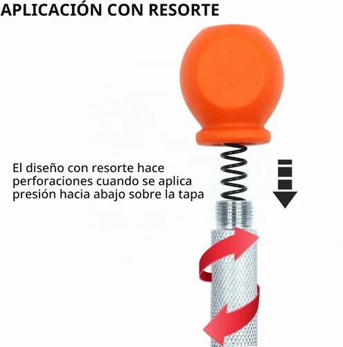 Vista 2 de WHLLING Punzón central automático de 2 piezas, perforador de impacto