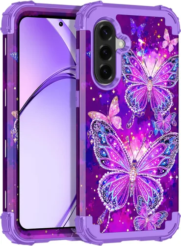 Vista 16 de Rancase Compatible con Galaxy A16 5G Funda, Protección Resistente a los Golpes de Tres Capas de Servicio Pesado Parachoques de Plástico Duro + Funda