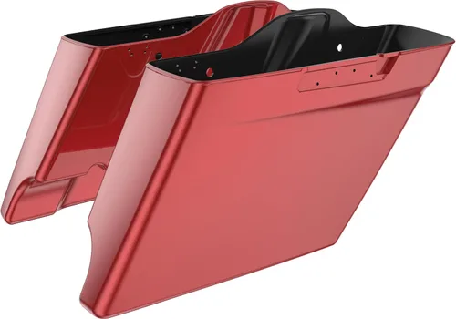 Vista 51 de Alforjas extendidas para Harley Touring Street Glide, Electra Glide, Road Glide 2014-2023 (whisky ámbar)