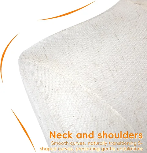 Vista 8 de Maniquí femenino forma cuerpo torso con soporte, maniquí de costura de altura ajustable para exhibición de ropa, base de metal, para sastres