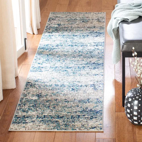 Vista 7 de SAFAVIEH Colección Madison - Alfombra de acento 2'2" x 4', negro y dorado, diseño abstracto moderno, no desprende pelusa y fácil cuidado, ideal