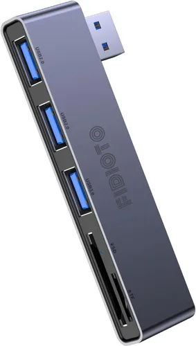 Vista 13 de Paquete de 2 Concentradores USB, Fidioto Concentrador USB de 4 Puertos (1 * Hub 3.0, 3 * Hub 2.0), Concentradores de Red para Laptop, iMac Pro