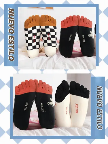 Vista 6 de Bencailor Calcetines de algodón para mujeres y hombres Estético.