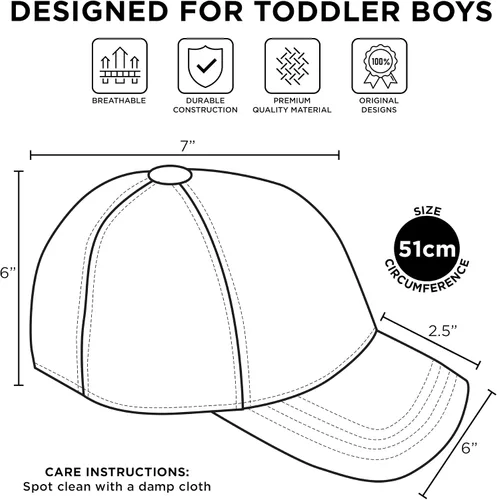 Vista 6 de Nickelodeon - Gorra de béisbol para niños de 2 a 7 años, diseño de Patrulla Canina