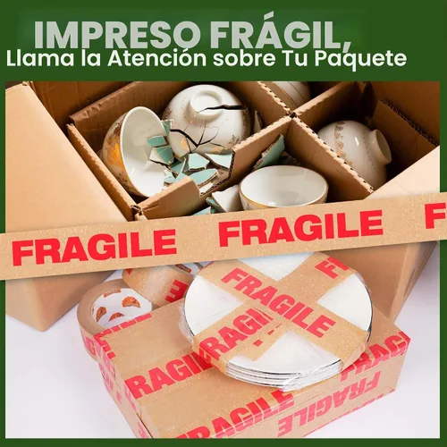 Vista 2 de TAPEBEAR Cinta Frágil de Papel Kraft Ecológico de 2 pulgadas x 55 yardas, Cinta de Papel Marrón de Embalaje Biodegradable Cinta Autoadhesiva