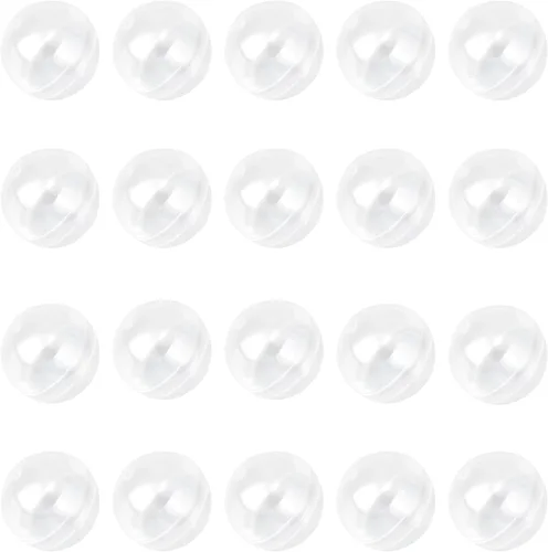 Vista 7 de 30 unids 28mm/1.1inch Round Capsules Clear Empty Vending Machine Cápsulas Contenedores para Máquinas de Gumball Transparente