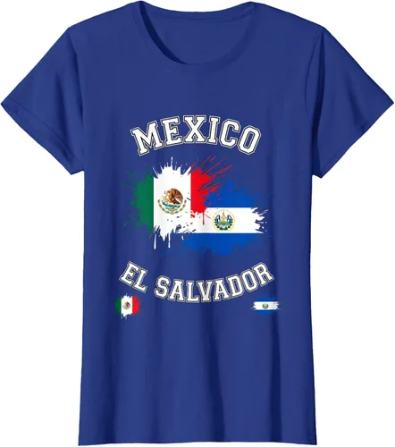 Vista 92 de Camiseta de recuerdo de la bandera vintage de El Salvador de México