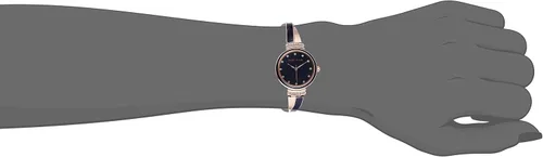 Vista 4 de Anne Klein - Juego de reloj y pulsera de mujer con detalles de cristal de primera calidad