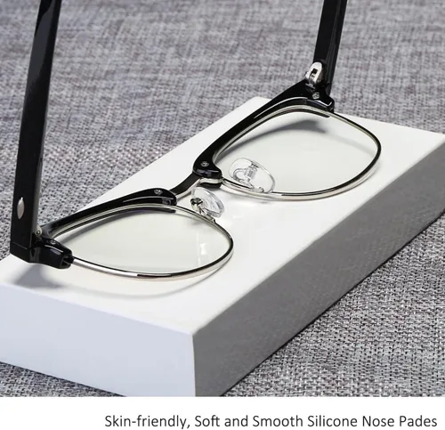Vista 6 de Stamen Gafas de luz azul para mujeres y hombres, computadora/juegos/TV/teléfonos, lentes bloqueadores azules, antifatiga ocular y deslumbramiento UV