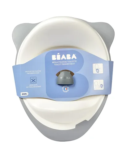 Vista 5 de BEABA - Asiento de entrenamiento para ir al baño, fácil de colocar y antideslizante, diseño higiénico con protector contra salpicaduras, asiento