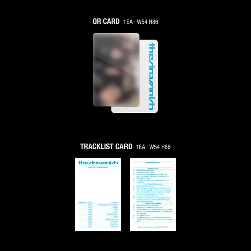 Vista 3 de THE SIN : VANISH El séptimo mini álbum Weverse Albums Ver. Tarjeta QR + tarjeta de lista de seguimiento + tarjeta fotográfica + 2 insignias de pin +